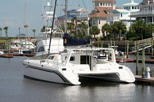 Tahina at the dock rearing to go © SW